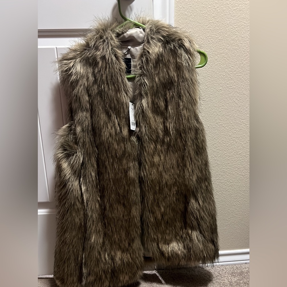 Banana Republic Fur Vest